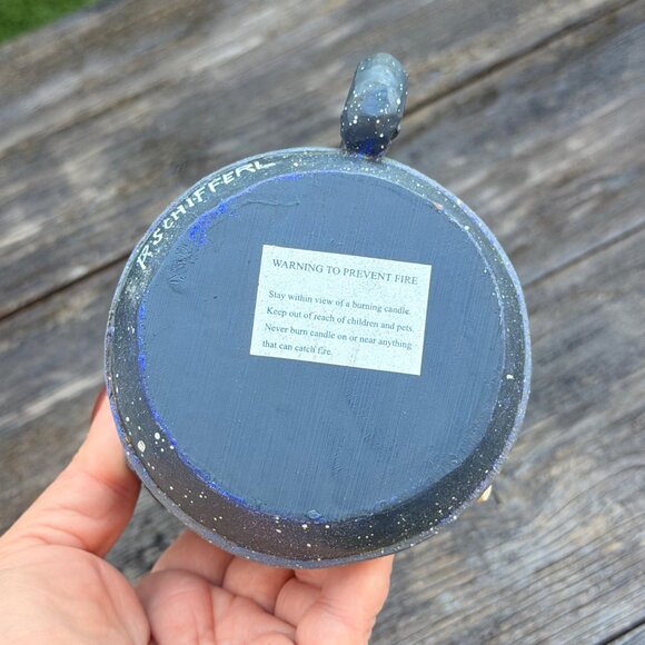 Pam Schifferl Midwest Cannon Falls Sandman Enchanted Winter's Eve Candle Holder - Picture 9 of 10